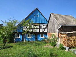 Fachwerkhaus in der Oberlausitzer Heide- und Teichlandschaft